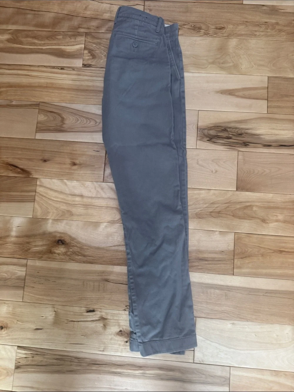 J. Crew Stretch Men’s Chinos in Light Gray